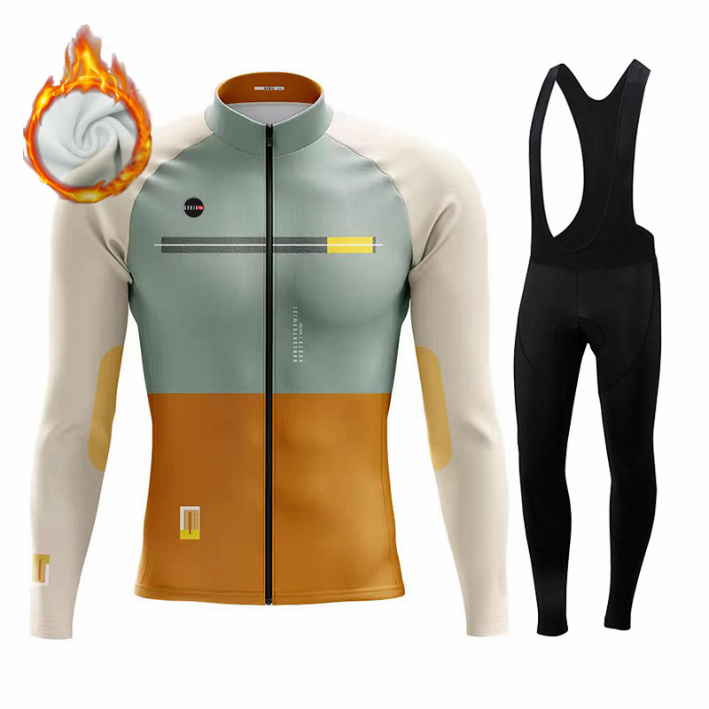 Winter Clothing Men Sale - مجموعة جيرسيه ركوب الدراجات الشتوية Gobikful