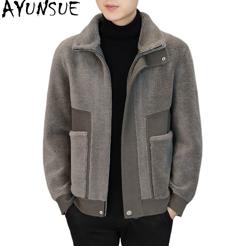 Winter Clothing Men Style - معاطف صوف شتوية 100% من AYUNSUE