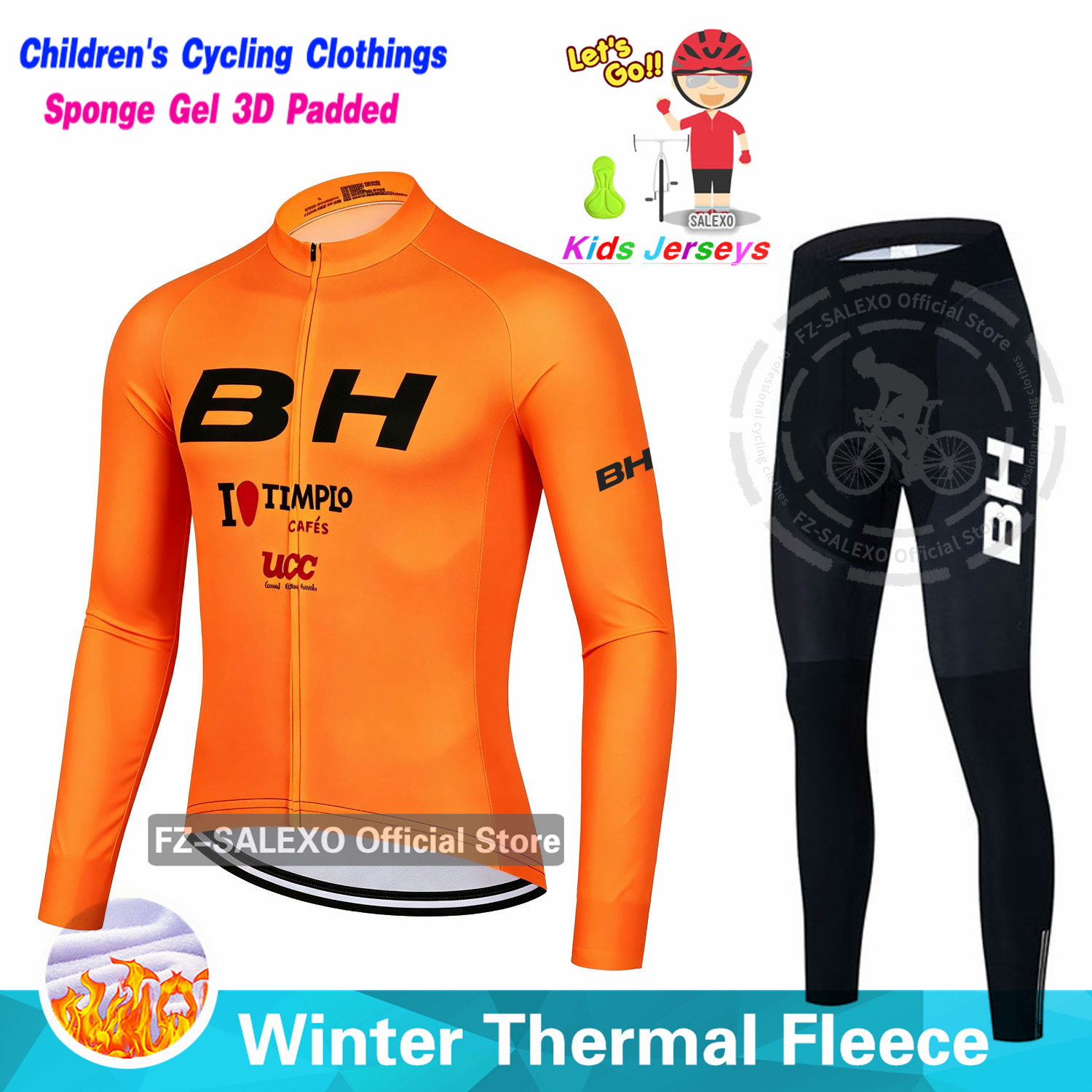 Winter Clothing Kids Sale - طقم ملابس ركوب الدراجات الشتوية للأطفال