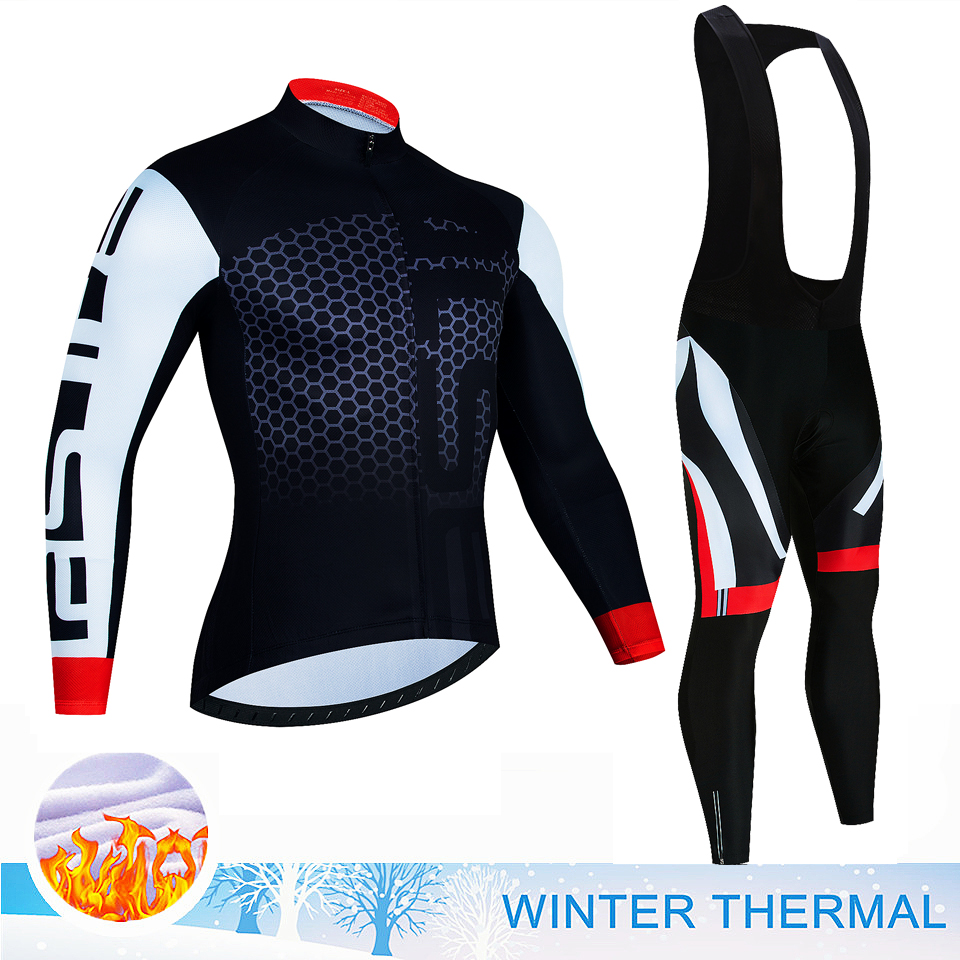 طقم ركوب الدراجات الحراري الشت - مراجعة Winter Clothing Men Sale وسعره