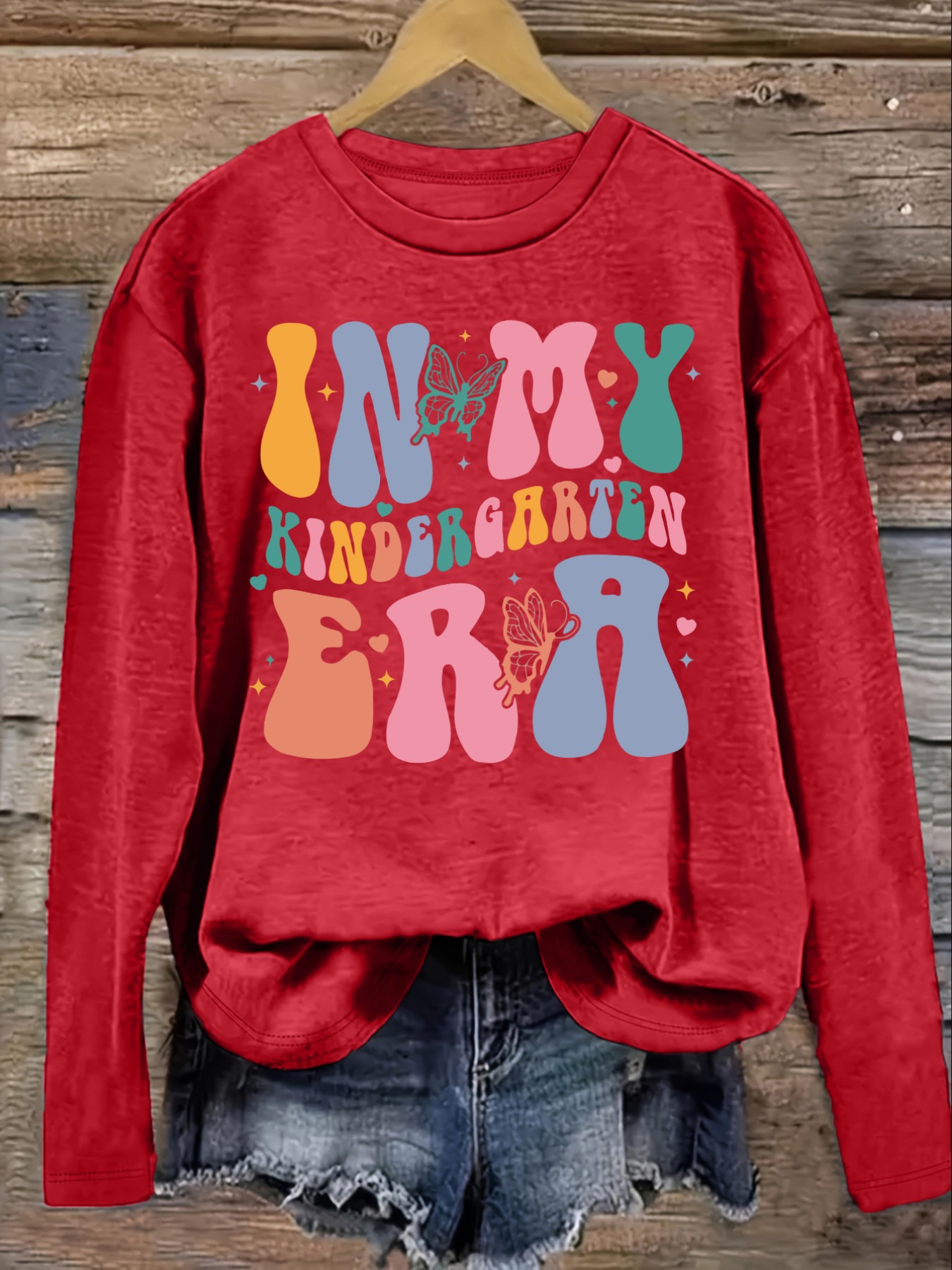تي شيرت نسائي كاجوال بأكمام طو - مراجعة Winter Clothing Kindergarten وسعره