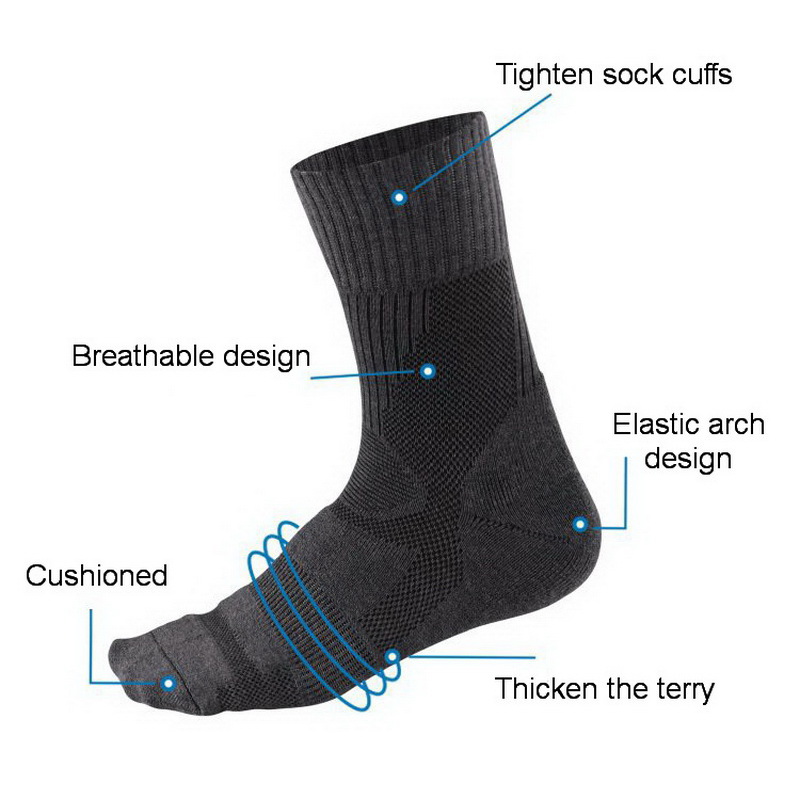 1 زوج ميرينو الصوف جورب الشتاء - مراجعة Thermal Sock Merino وسعره