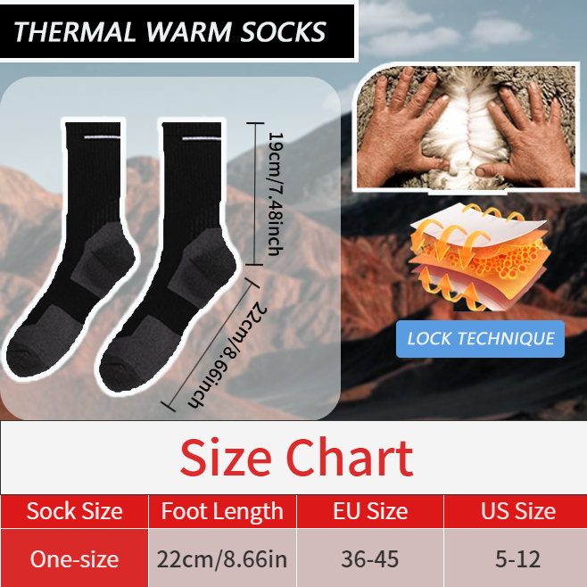 جوارب MuqiNush 1/2 زوج من صوف  - مراجعة Thermal Sock Merino وسعره