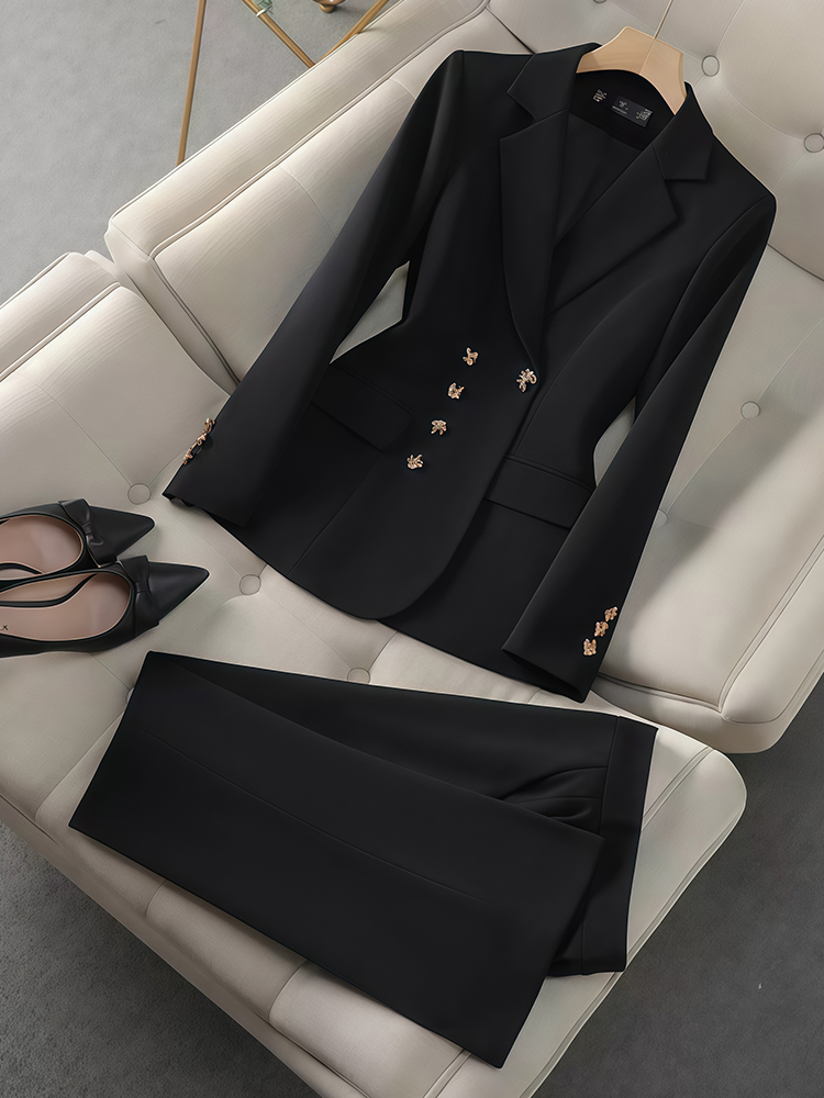 2 قطعة مجموعة مزاجه المرأة بدل - مراجعة Winter Clothing Work وسعره
