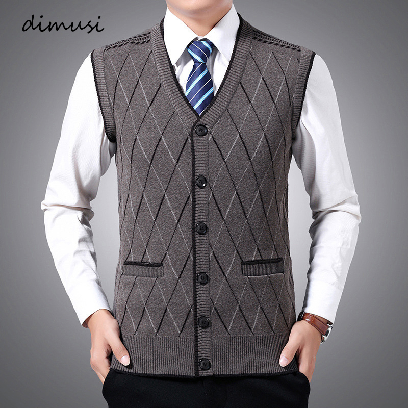DIMUSI الشتاء الرجال سترات بلا - مراجعة Winter Clothing Men Style وسعره