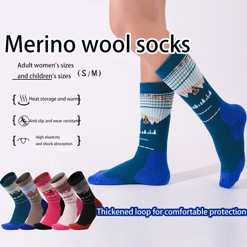 زوج واحد من جوارب التزلج المصن - مراجعة Thermal Sock Merino وسعره
