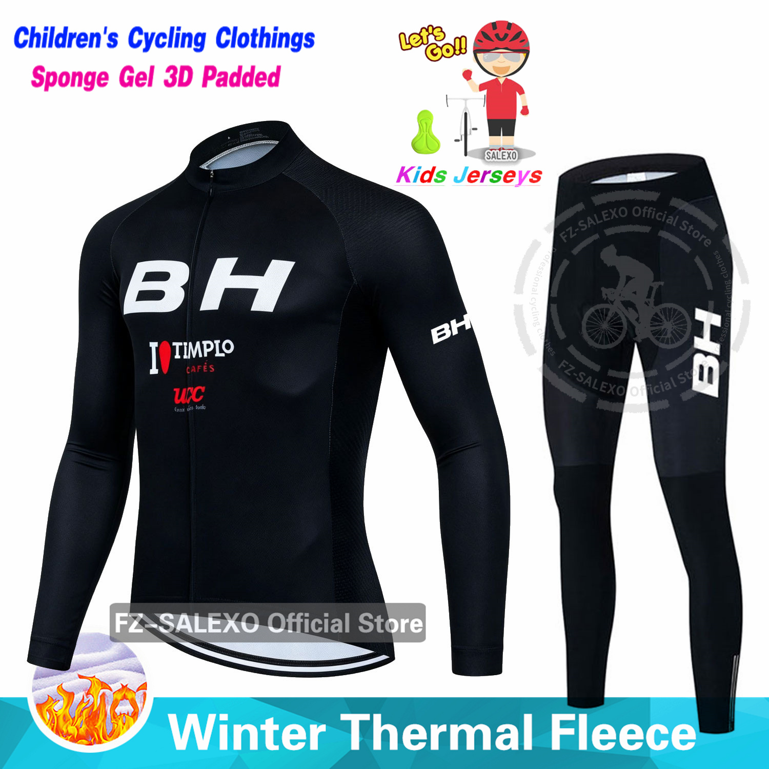 طقم ملابس ركوب الدراجات الشتوي - مراجعة Winter Clothing Kids Sale وسعره