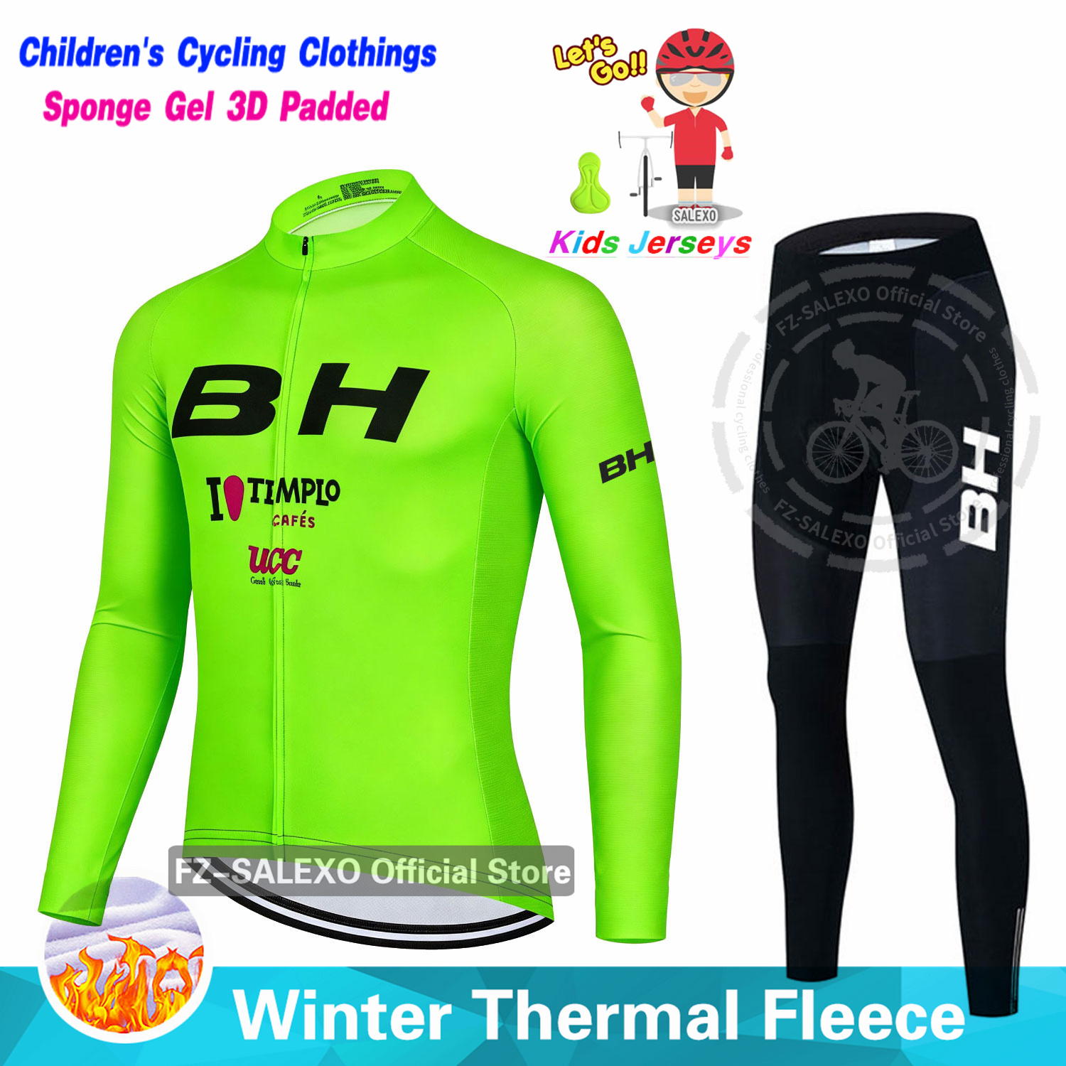 طقم ملابس ركوب الدراجات الشتوي - مراجعة Winter Clothing Kids Sale وسعره