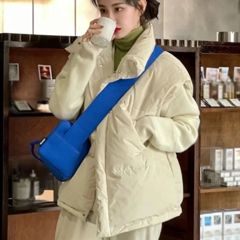 سترات نسائية بلون واحد بسحاب،  - مراجعة Winter Clothing Work وسعره