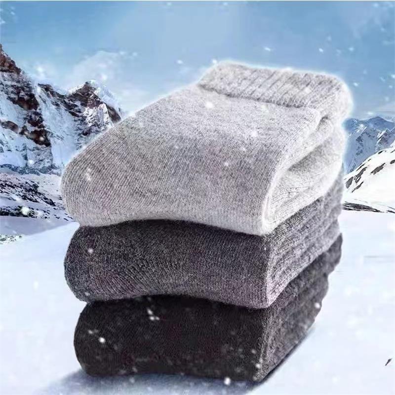 4 زوج/وحدة الرجال الشتاء سوبر  - مراجعة Thermal Sock Merino وسعره