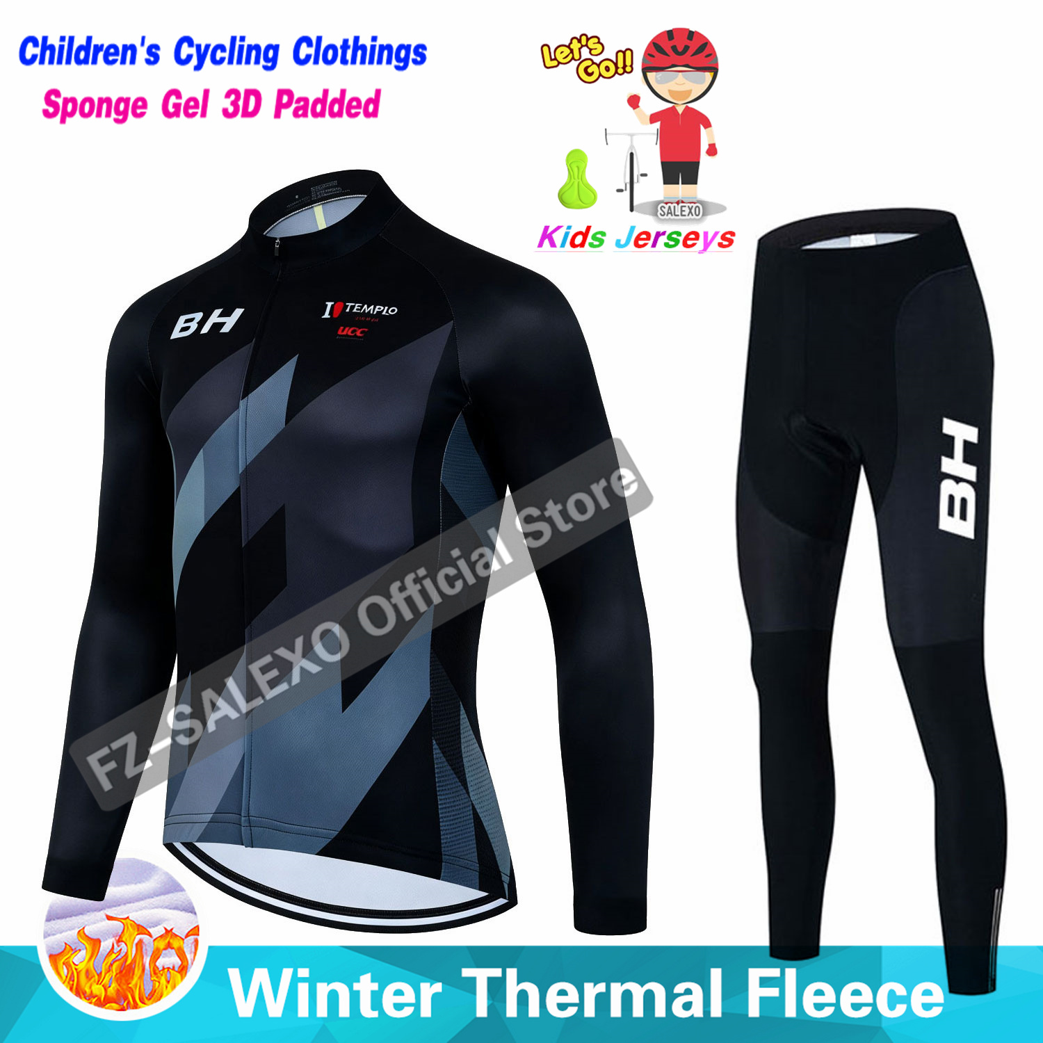 بدلة ركوب الدراجات الشتوية للأ - مراجعة Winter Clothing Kids Sale وسعره