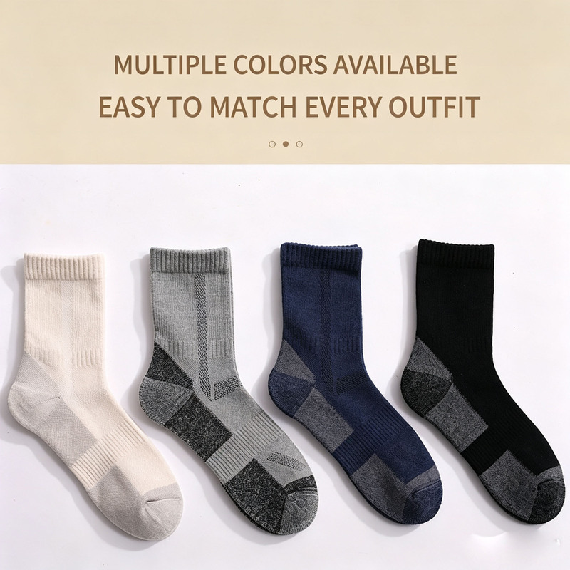 5 قطع من جوارب المشي الطويلة ل - مراجعة Thermal Sock Merino وسعره