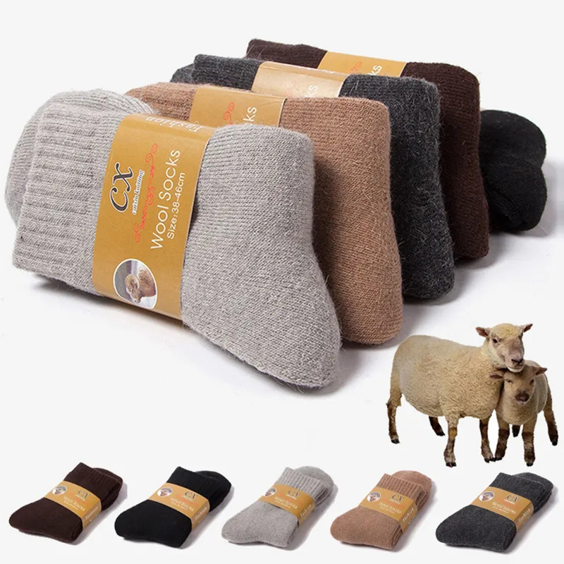 1 Pairs الشتاء الدافئة النساء  - مراجعة Thermal Sock Merino وسعره