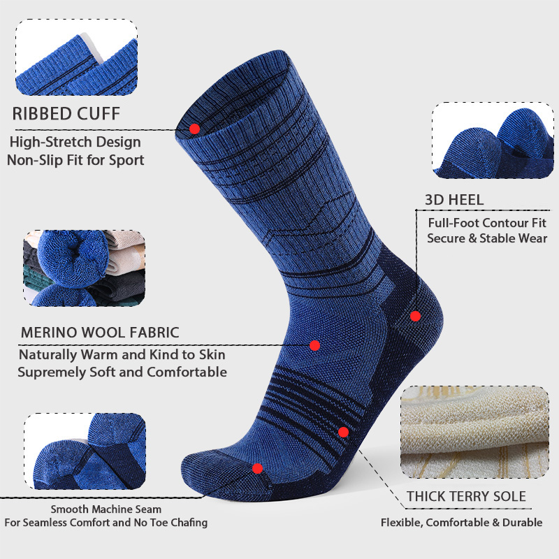 جوارب بوت من صوف الميرينو، داف - مراجعة Thermal Sock Merino وسعره