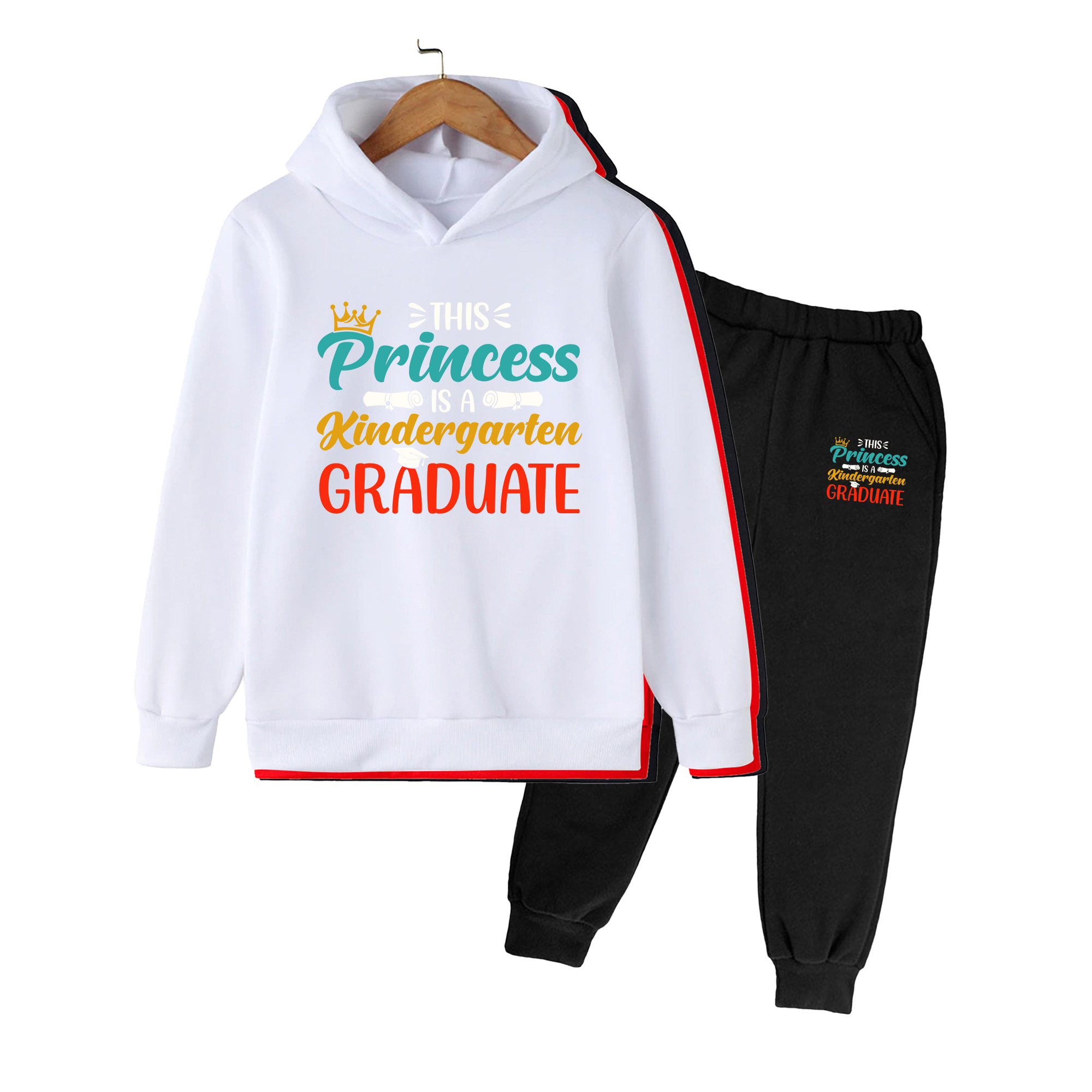 طقم هودي وبنطلون مطبوع لخريجي  - مراجعة Winter Clothing Kindergarten وسعره
