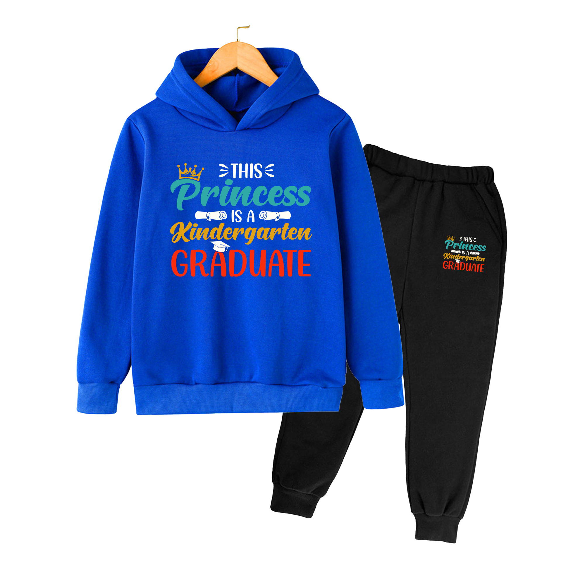 طقم هودي وبنطلون مطبوع لخريجي  - مراجعة Winter Clothing Kindergarten وسعره