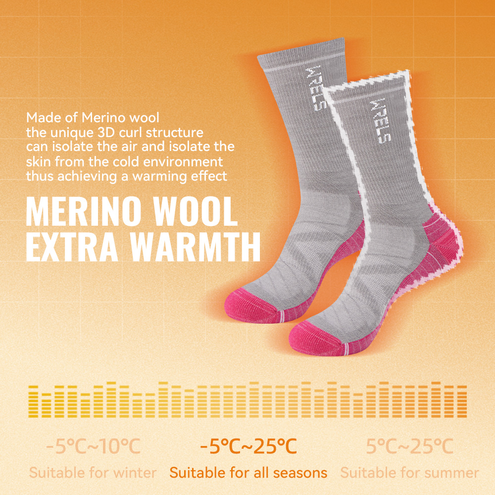 WRELS 1/2/3 ميرينو جوارب من ال - مراجعة Thermal Sock Merino وسعره