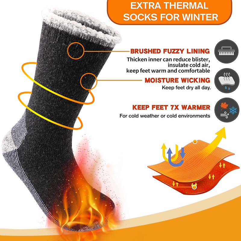 زوج واحد من الجوارب الرجالية ا - مراجعة Thermal Sock Merino وسعره