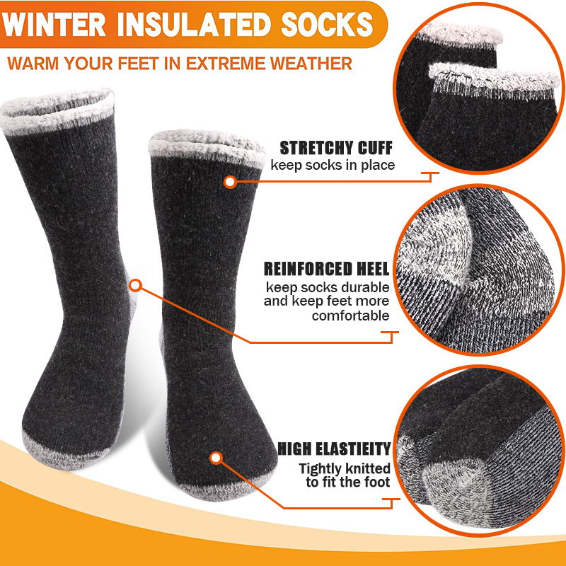 زوج واحد من الجوارب الرجالية ا - مراجعة Thermal Sock Merino وسعره